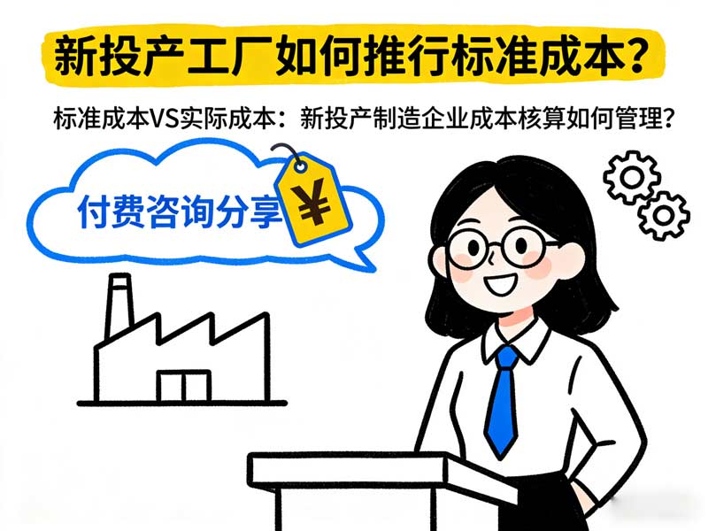 新建工厂如何推行标准成本?标准成本VS实际成本:新投产制造企业成本核算如何管理?一文讲透标准成本差异的会计处理与管理逻辑!-小微之家 | 汪斌带你开公司 | 老汪洞察