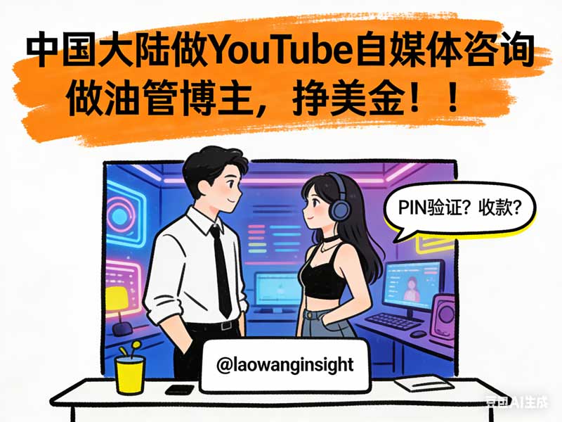 辛辛苦苦做视频，钱却提不出来？大陆博主 YouTube (油管) 收益提现、税务申报 1对1，避坑咨询-小微之家 | 汪斌带你开公司 | 老汪洞察