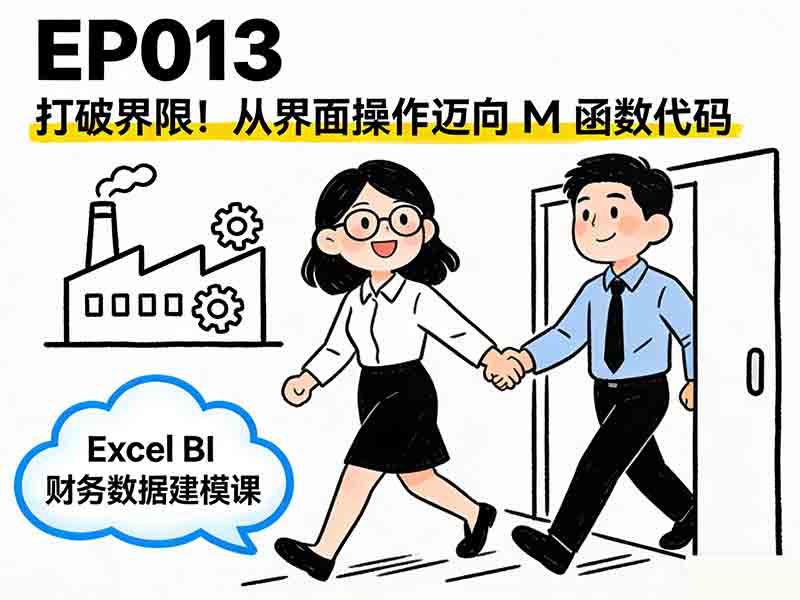 EP013 打破界限——从界面操作迈向 M 函数代码-小微之家 | 汪斌带你开公司 | 老汪洞察