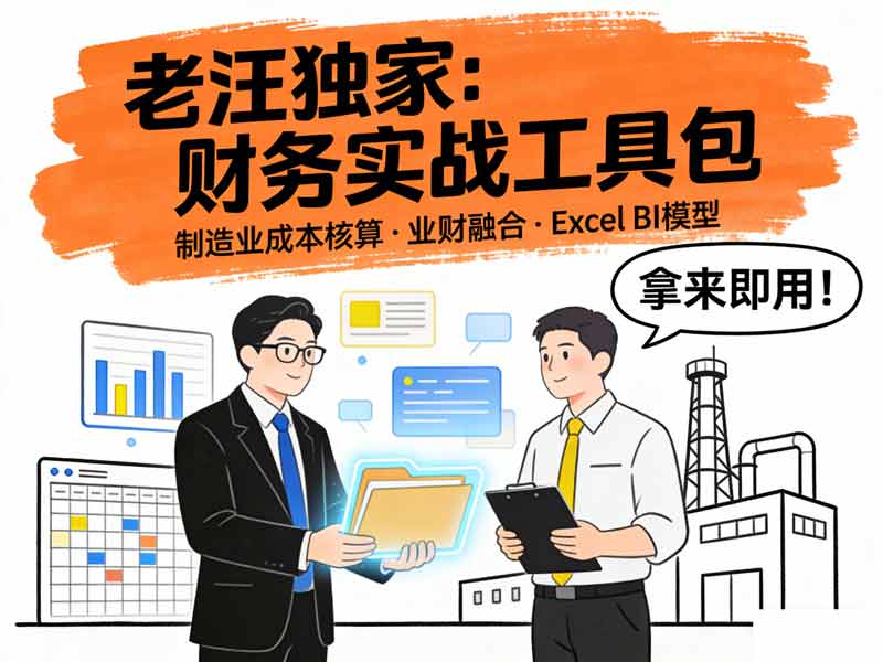 干货分享：制造业财务/成本会计年中述职报告Word模板（内附套用指引）-小微之家 | 汪斌带你开公司 | 老汪洞察