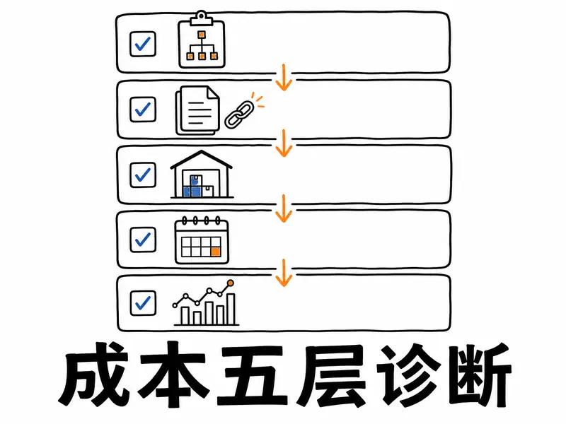 制造业成本算不准怎么诊断？5 层清单 + Excel 自检 + 金蝶字段对照-小微之家 | 汪斌带你开公司 | 老汪洞察