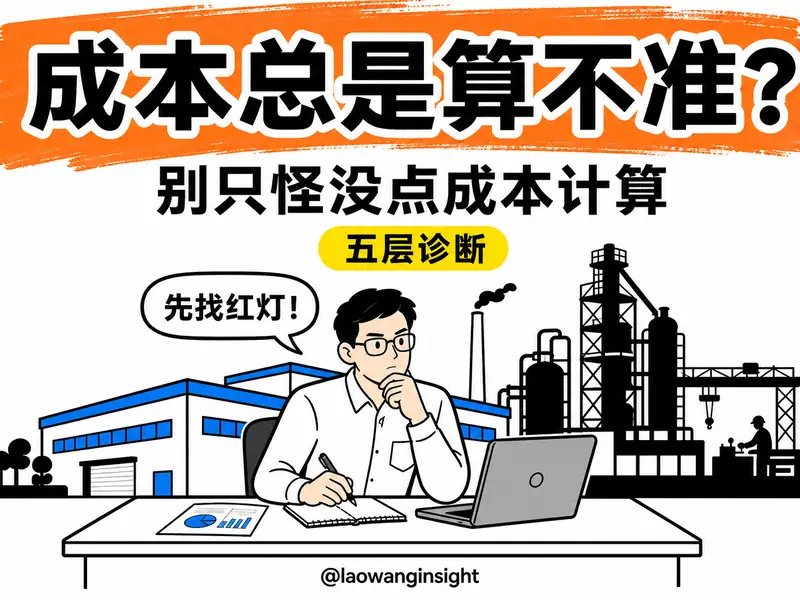 制造业成本算不准怎么诊断?5 层清单 + Excel 自检 + 金蝶字段对照-小微之家 | 汪斌带你开公司 | 老汪洞察