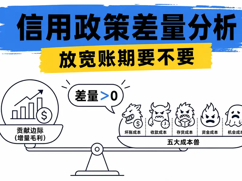 放宽账期要不要？信用政策差量分析一次算清-小微之家 | 汪斌带你开公司 | 老汪洞察