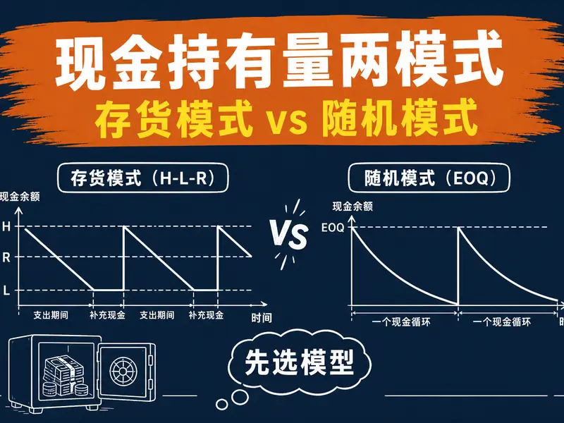 现金持有量怎么定?存货模式 vs 随机模式一次选对-小微之家 | 汪斌带你开公司 | 老汪洞察