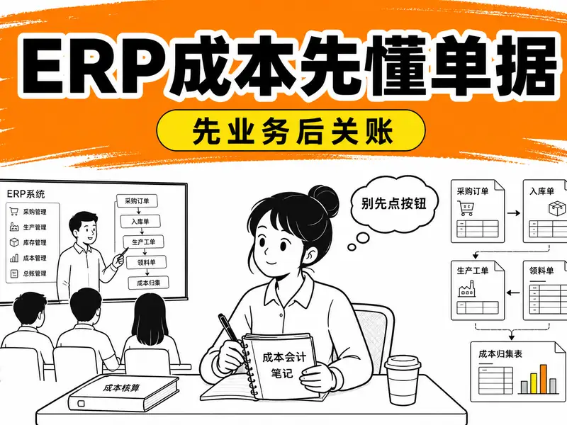 ERP 下成本核算从哪学起？先懂业务单据，再谈成本按钮-小微之家 | 汪斌带你开公司 | 老汪洞察
