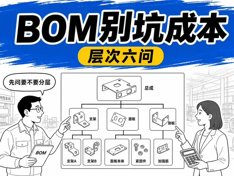 制造业 BOM 怎么定才不坑成本?层次六问 + 用料成本勾稽-小微之家 | 汪斌带你开公司 | 老汪洞察