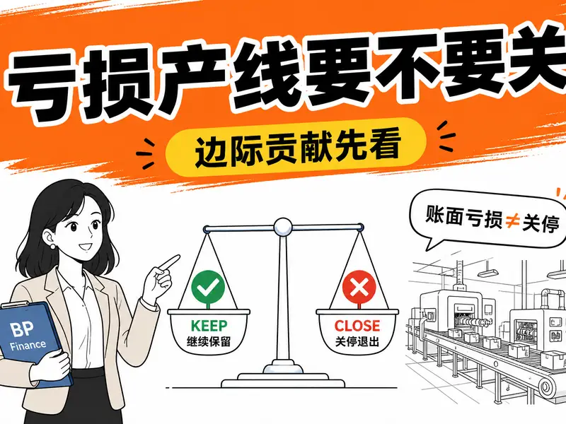 亏损产线要不要关？保留或关闭生产线决策：边际贡献、机会成本与差量分析-小微之家 | 汪斌带你开公司 | 老汪洞察
