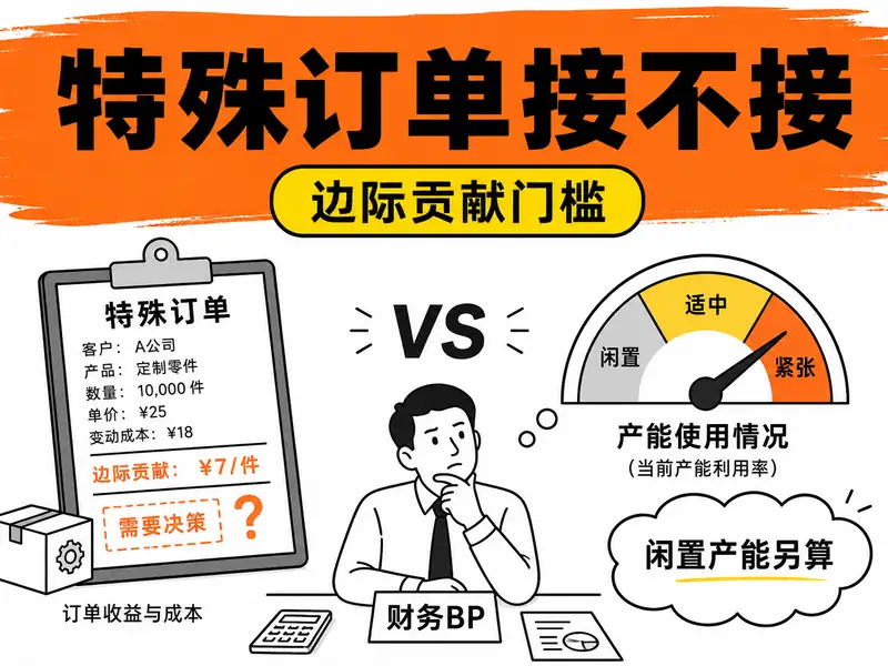 特殊订单接不接？边际贡献、专属成本与挤占正常销售的机会成本-小微之家 | 汪斌带你开公司 | 老汪洞察