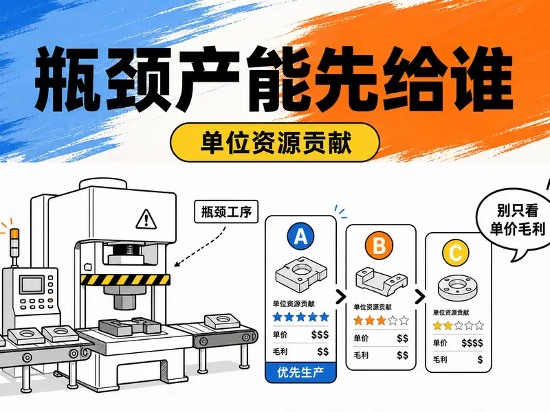 瓶颈产能先给谁？约束资源最优利用：单位约束资源边际贡献-小微之家 | 汪斌带你开公司 | 老汪洞察
