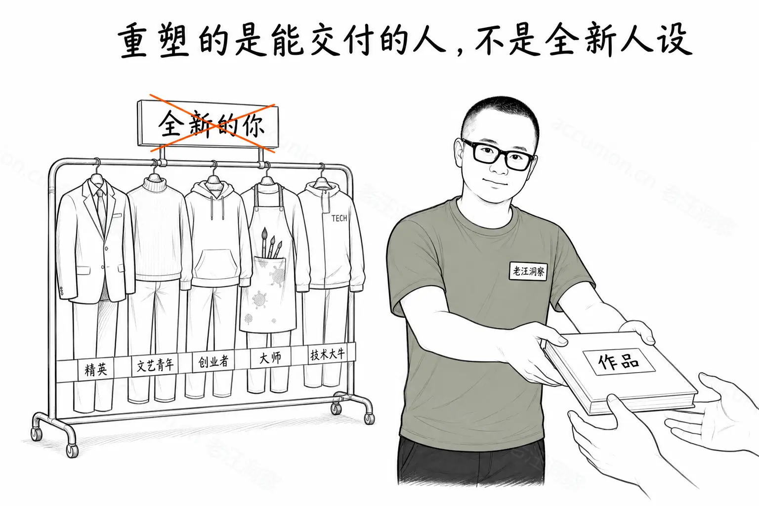 重塑的是能交付的人,不是全新人设