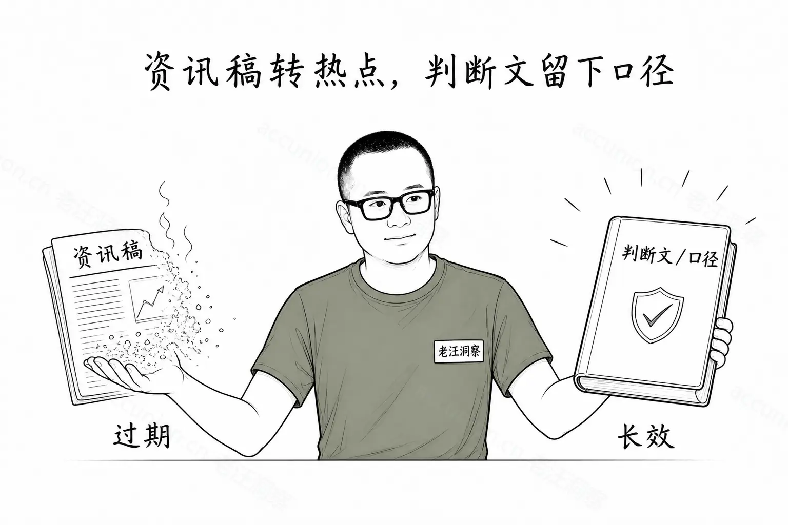 资讯稿转热点,判断文留下口径