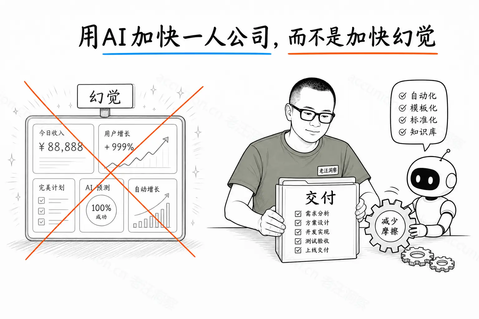 用AI加快一人公司,而不是加快幻觉
