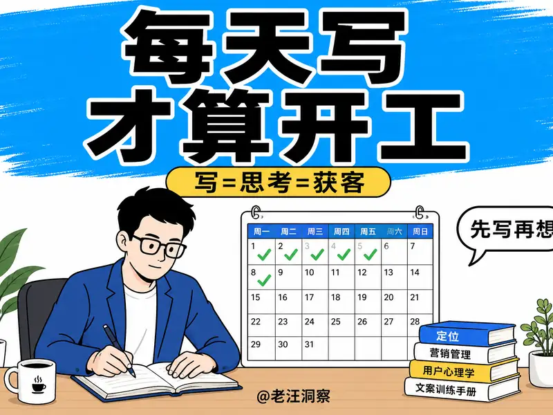 一人公司为什么要每天写:思考、学习和获客其实是同一件事-小微之家 | 汪斌带你开公司 | 老汪洞察