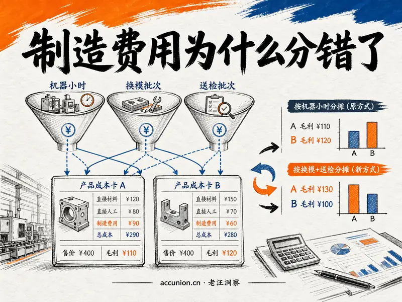 制造费用怎么分才不失真：成本池、分摊动因与毛利复核完整案例-小微之家 | 汪斌带你开公司 | 老汪洞察