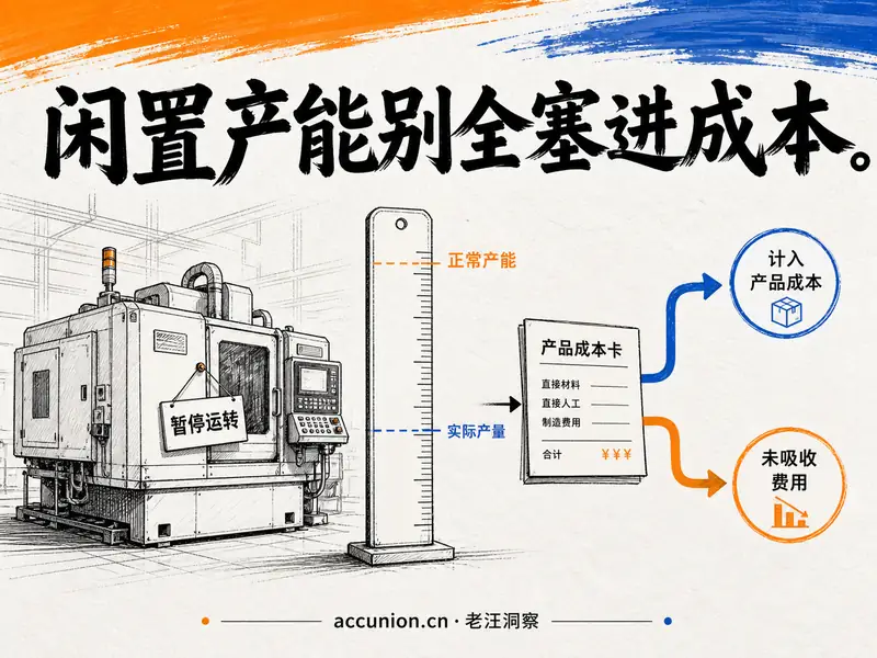 闲置产能成本怎么处理：正常产能分摊、未吸收费用与经营分析-小微之家 | 汪斌带你开公司 | 老汪洞察