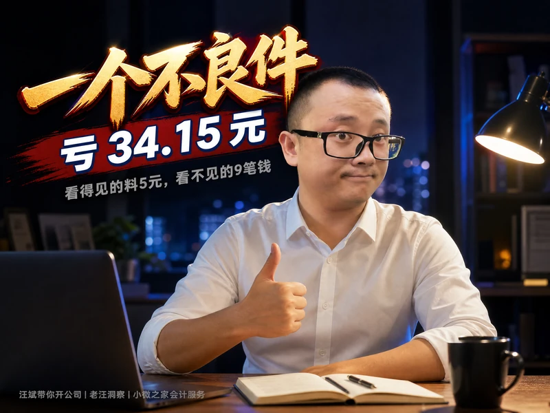 一个不良件 34.15 元,是那块料的 6.83 倍:把质量损失拆成 9 类场景看清看不见的钱-小微之家 | 汪斌带你开公司 | 老汪洞察